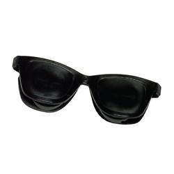 Sunglass-shaped Flatpack, Black 100/bag